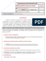 EI - Sequência Didática - Modelo Educação Infantil