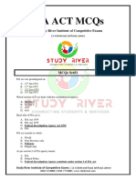 FIA Act MCQs by Study River Institute of Competitive Exams