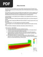 Mass Concrete - Note