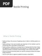 Textile Printing