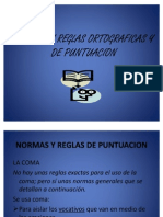 Normas y Reglas Ortograficas y de Puntuacion