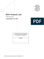 Hi3G Denmark Aps: Annual Report For 2019