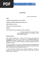 Carta Notarial Empresa Pomalca