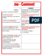 Comme Ou Comment Exercice Grammatical Feuille Dexercices Guide Gram - 109439