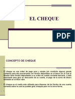 CHEQUE Formas Especiales