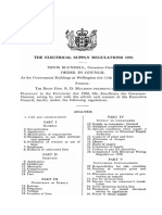 The Electrical Supply Regulations 1976