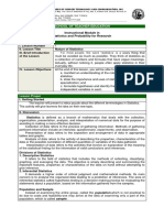 Instructional Module in Statistics and Probability For Research