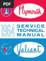 1964 Plymouth Valiant Service Manual