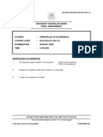 2022 - Final Eco120 - Set 1 Question