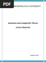 Automata and Complexity Theory Reading Material