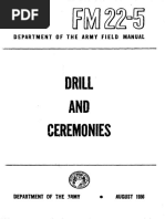 Drill AND Ceremonies: Department of The Army Field Manual