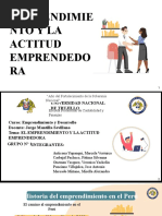 El Emprendimiento y La Actitud Emprendedora