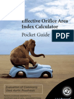 Effective Orifice Area (EOA Calculator)