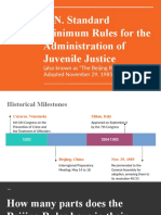 U.N. Standard Minimum Rules For The Administration of Juvenile Justice