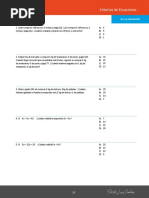 Álgebra - Criterios de Ecuaciones - Profe Luis Conchas