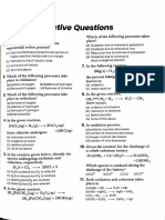 Osb Redox Reactions MCQ With Solutions