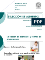 3 - Selección de Alimentos 2017