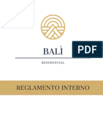 Reglamento Bali Residencial.