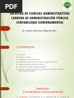 Contabilidad Gubernamental