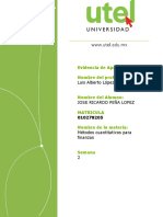 Métodos Cuantitativos para Finanzas - Semana2 - P