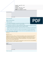 Introdução Ao Controle Interno - Exercícios de Fixação - Módulo III