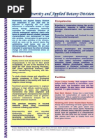 Biodiversity and Applied Botany