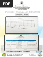 Principle Ii - Curriculum and Instructions 3. Learner's Outcome