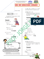 Ecuaciones de Segundo Grado
