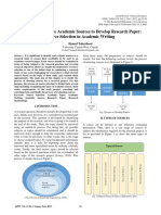 A Guide To Evaluate Academic Sources To Develop Research Paper Source Selection in Academic Writing PDF