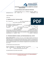 3.2 Modelo de Contestacion A La Demanda de Alimentos A Mujer Embarazada