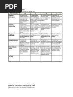 Here Is The Rubrics For Poster To Guide You