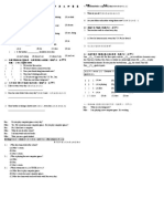 (B卷) I-2 現在式 (否定&問句) 、現在進行式