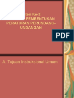 Sejarah Pembentukan Peraturan Perundangan Undangan