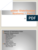 Water Distribution Systems - Part 1: Dr. Jawad Al-Rifai