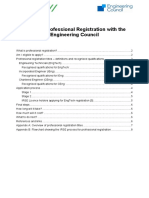 Guide To Professional Registration With The Engineering Council