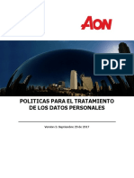 Politicas para El Tratamiento de Datos Personales V03