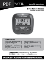 Detector de Rayos Modelo 02039SBDI