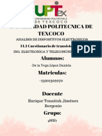 Universidad Politecnica de Texcoco: 14.1 Cuestionario de Transistores BJT