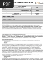 Plano de Ensino - PSICOMOTRICIDADE ASPECTOS TEÓRICOS E PRÁTICOS