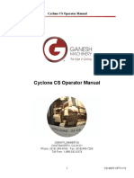 Cyclone CS Operator Manual CS-900T-OPT-10