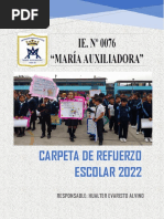 Plan de Refuerzo Escolar 2022