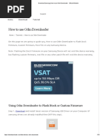Samsung How To Use Odin Downloader - Official Website