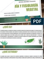 Anatomía y Fisiología Vegetal