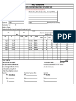 World Vision Ethiopia Per Diem & Hospitality Allowance Settlement Form