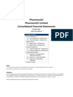 Pharmacy2U Pharmacy2U Limited Consolidated Financial Statements