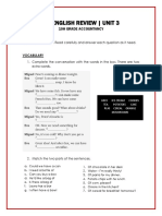 English Review 10th Grade Accountancy U3