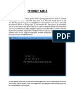 Periodic Table Program (1) in C++