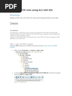 Display A CDS View Using ALV With IDA