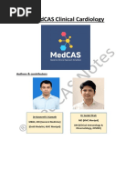 MedCAS Cardiology Clinical Notes by DR Navneeth & DR Sanket