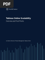 Tableau Online Scalability: Overview and Proof Points